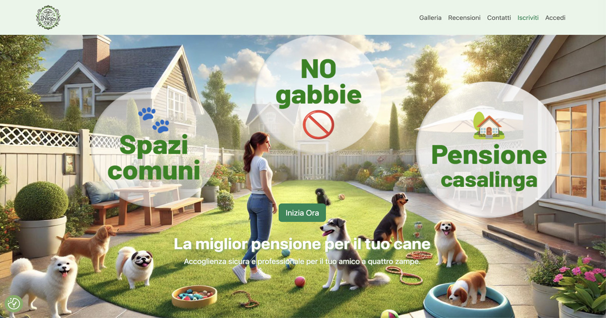 Ca-Nico — L'app per la pensione del tuo cane - Koncept portfolio