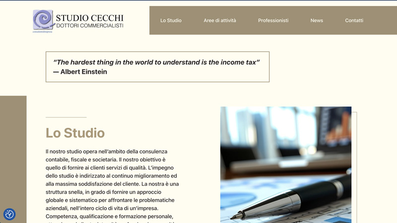 Consulenti d'Impresa — Studio Commercialisti - Koncept portfolio