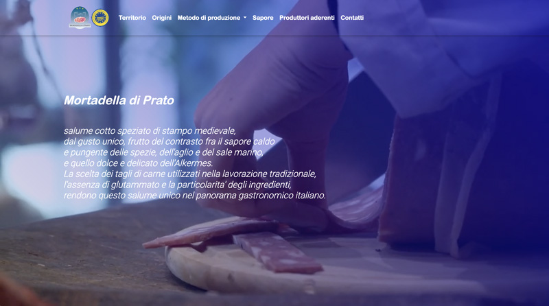 Mortadella di Prato IGP — Sito Consorzio - Koncept portfolio