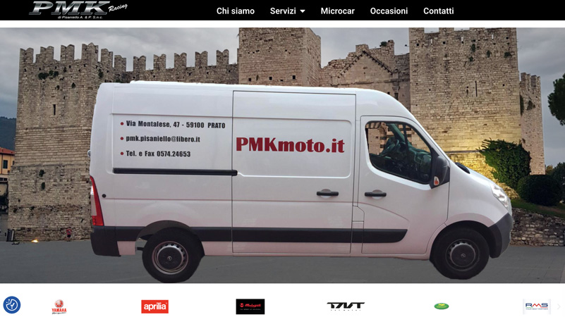 PMK Racing — Concessionario Moto e Scooter - Koncept portfolio